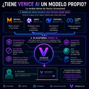 Cómo crea Venice AI sus modelos la estrategia detrás de Venice Uncensored
